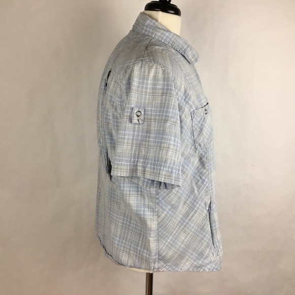 Woolrich Women Shirt Snap Button Down Back Vent L - Picture 4 of 8
